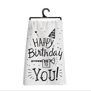 Primitives by Kathy Birthday Tea Towel